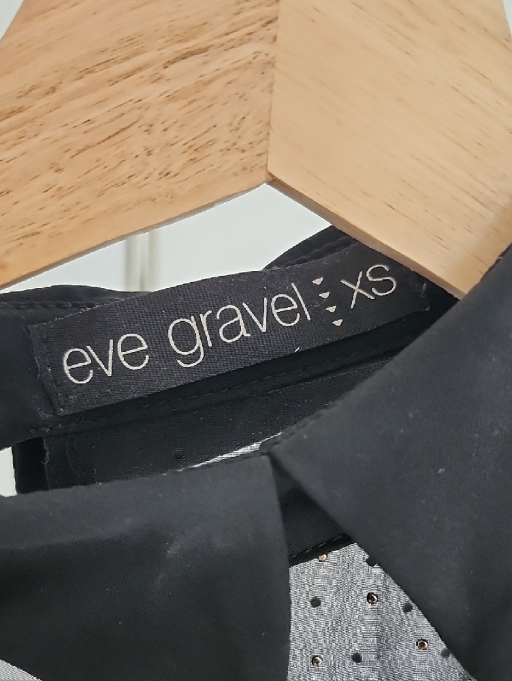 Eve Gravel Black Sleeveless Mesh Dot Midi Dress - Picture 3 of 3